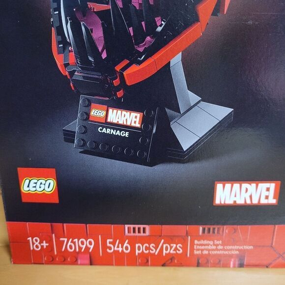 LEGO Marvel Spider-Man Carnage Building Kit Helmet 76199 - Picture 11 of 12